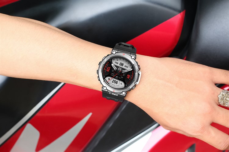 Đồng hồ thông minh Amazfit T-Rex 2 47.1mm Màu Đen - Bạc