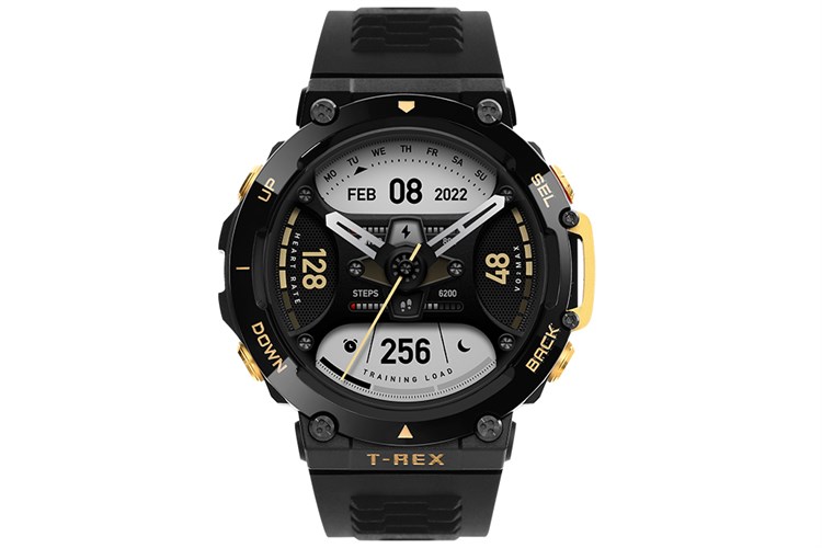 Đồng hồ thông minh Amazfit T-Rex 2 47.1mm Màu Đen - Vàng