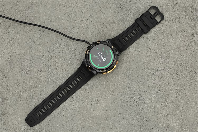 Đồng hồ thông minh Amazfit T-Rex 2 47.1mm Màu Đen - Vàng