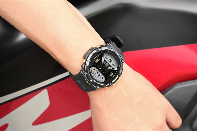 Đồng hồ thông minh Amazfit T-Rex 2 47.1mm Màu Đen - Vàng