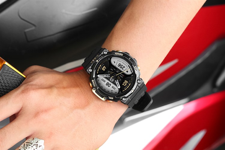 Đồng hồ thông minh Amazfit T-Rex 2 47.1mm Màu Đen - Vàng