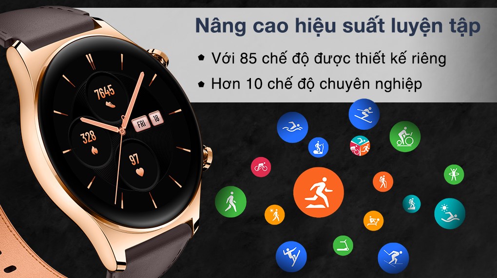 Đồng hồ thông minh HONOR Watch GS3 45.9mm Nâu
