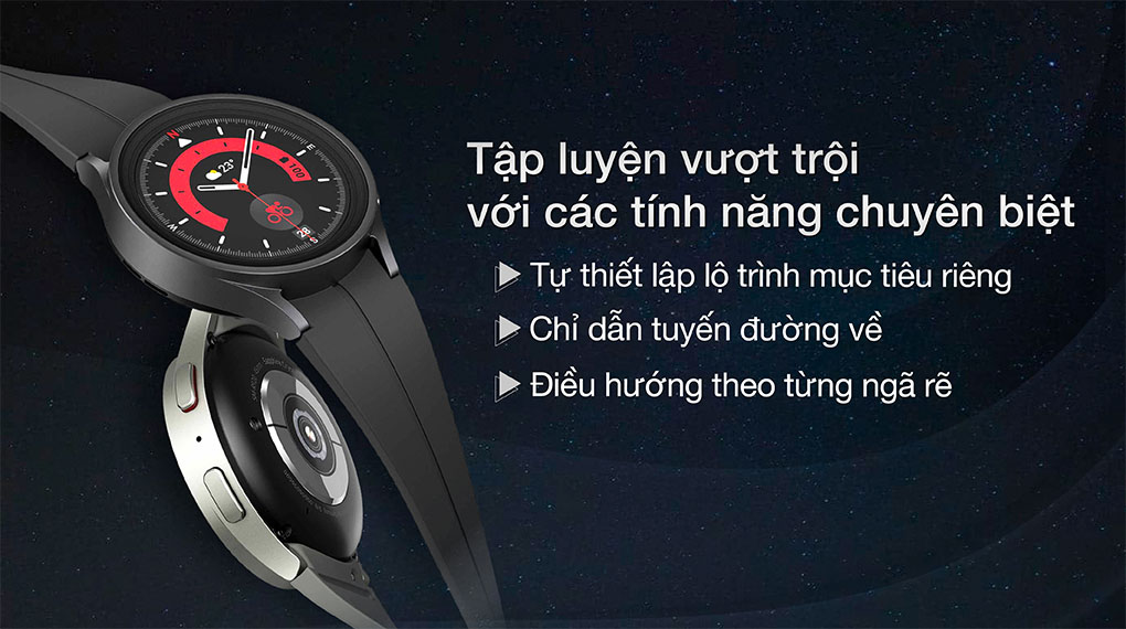 Samsung Galaxy Watch5 Pro LTE 45mm - Tập luyện thể thao