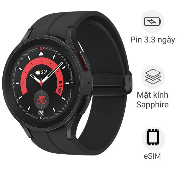Samsung Galaxy Watch5 Pro LTE 45mm dây silicone