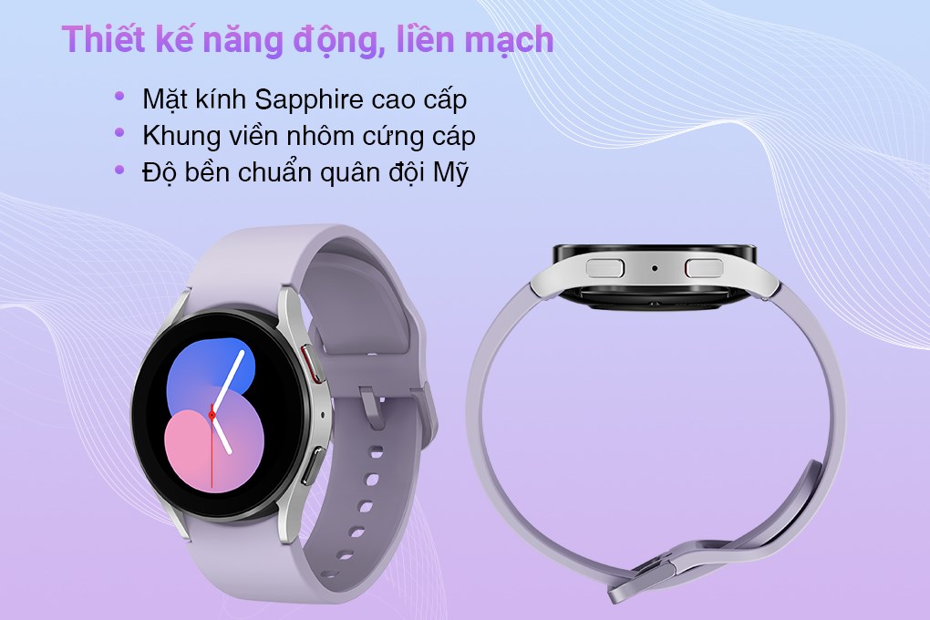 Đồng hồ thông minh Samsung Galaxy Watch5 LTE 40mm Tím