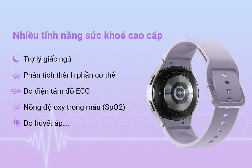 Đồng hồ thông minh Samsung Galaxy Watch5 LTE 40mm Tím