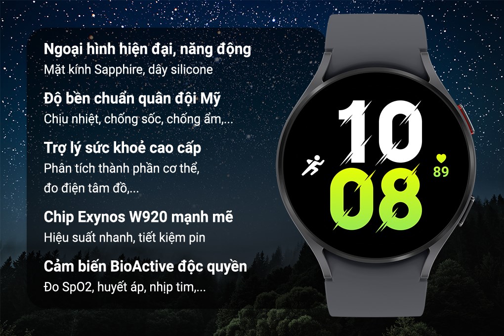 Đồng hồ thông minh Samsung Galaxy Watch5 LTE 44mm Đen