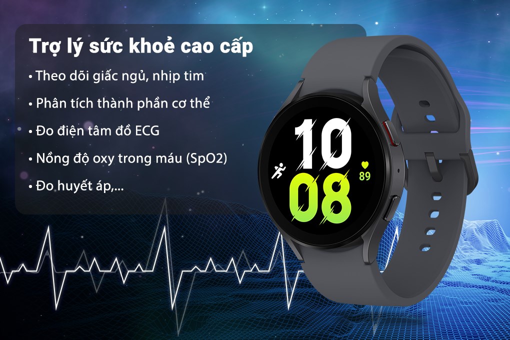 Đồng hồ thông minh Samsung Galaxy Watch5 LTE 44mm Đen