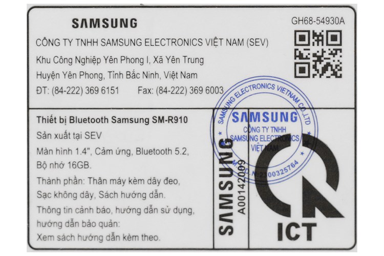 Đồng hồ thông minh Samsung Galaxy Watch5 44mm Màu Đen