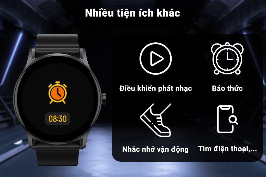 Đồng hồ thông minh HAYLOU GS 44.4mm Đen