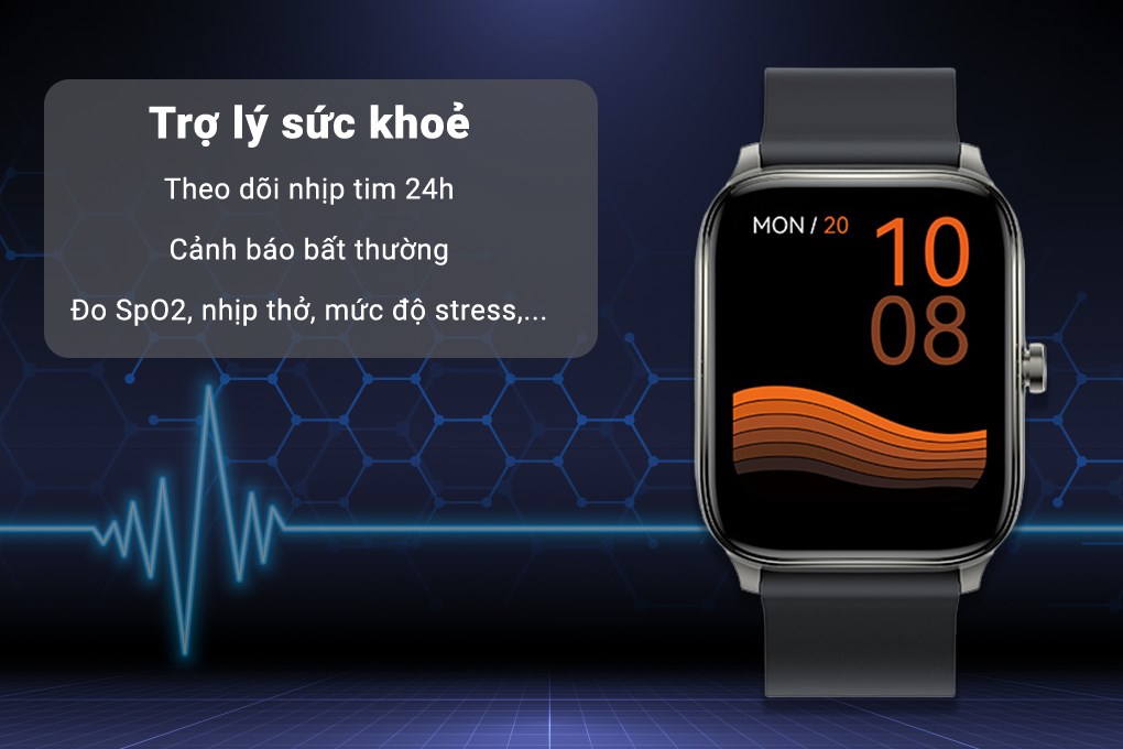 Đồng hồ thông minh HAYLOU GST 45.1mm Đen