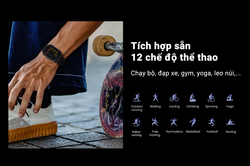 Đồng hồ thông minh HAYLOU GST 45.1mm Đen