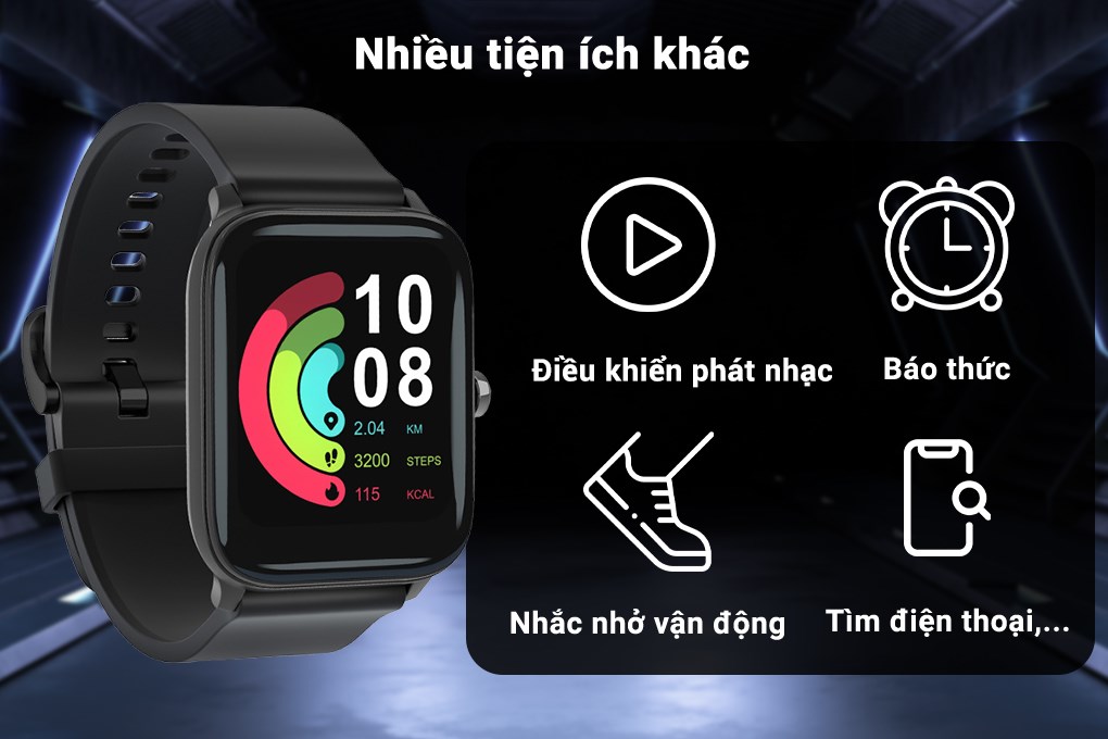 Đồng hồ thông minh HAYLOU GST 45.1mm Đen