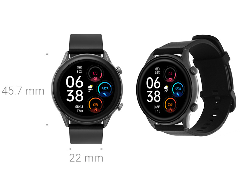 Đồng hồ thông minh HAYLOU RT2 45.7mm Đen