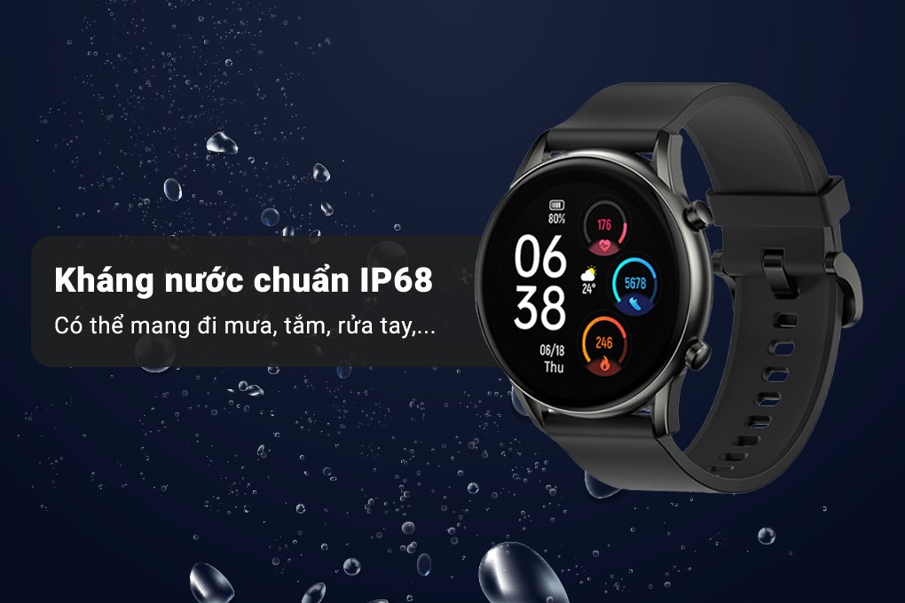 Đồng hồ thông minh HAYLOU RT2 45.7mm Đen