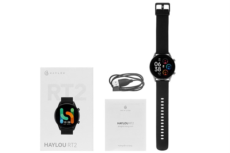 Đồng hồ thông minh HAYLOU RT2 45.7mm Đen Màu Đen