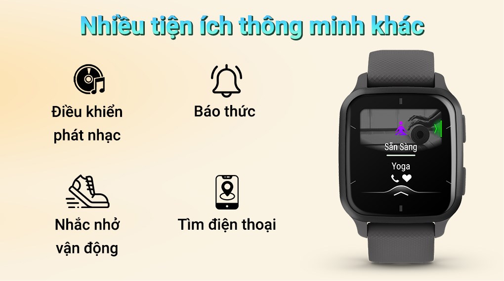 Garmin Venu SQ 2 40.6mm dây silicone