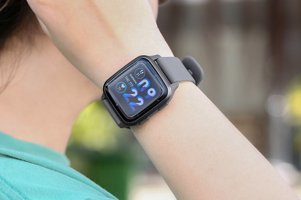 Garmin Venu SQ 2 40.6mm dây silicone Màu Xám