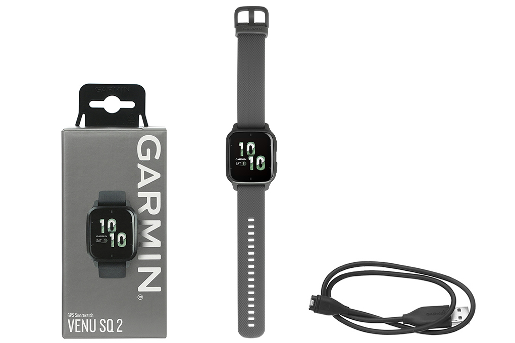 Garmin Venu SQ 2 40.6mm dây silicone Màu Xám