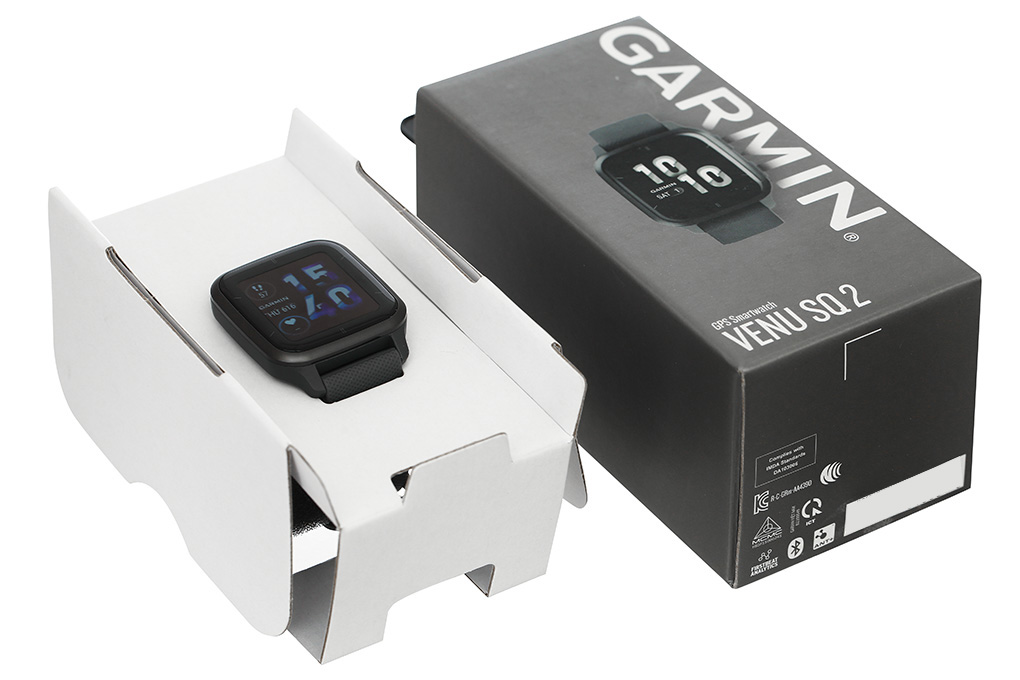 Garmin Venu SQ 2 40.6mm dây silicone Màu Xám