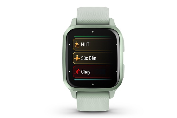 Garmin Venu SQ 2 40.6mm dây silicone Màu Xanh Bạc Hà