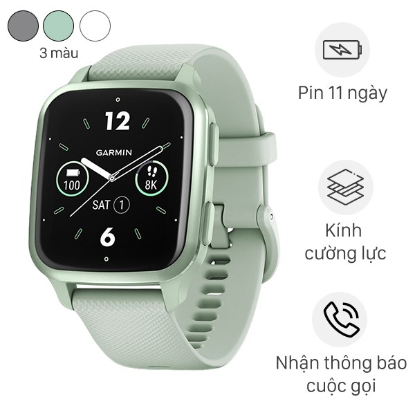 Garmin Venu SQ 2 40.6mm dây silicone