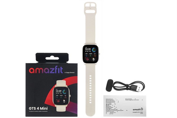 Đồng hồ thông minh Amazfit GTS 4 mini 41.8mm Màu Kem
