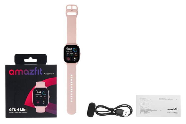 Đồng hồ thông minh Amazfit GTS 4 mini 41.8mm Màu Hồng