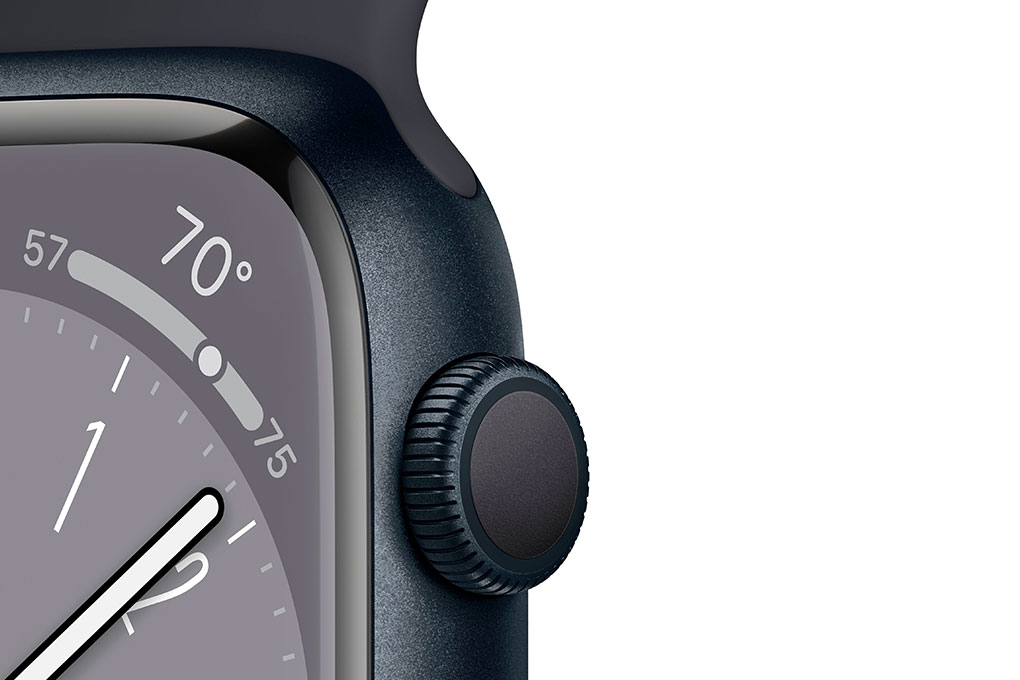 Đồng hồ thông minh Apple Watch Series 8 GPS 45mm viền nhôm dây thể thao Màu Đen Xanh