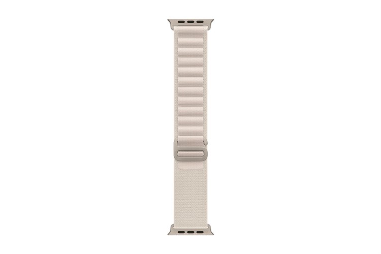 Đồng hồ thông minh Apple Watch Ultra GPS + Cellular 49mm viền Titanium dây Alpine size S Màu Trắng Starlight