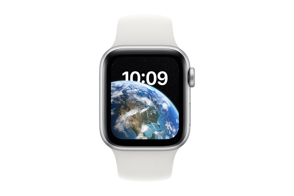 Đồng hồ thông minh Apple Watch SE 2022 GPS 40mm viền nhôm dây thể thao Màu Trắng