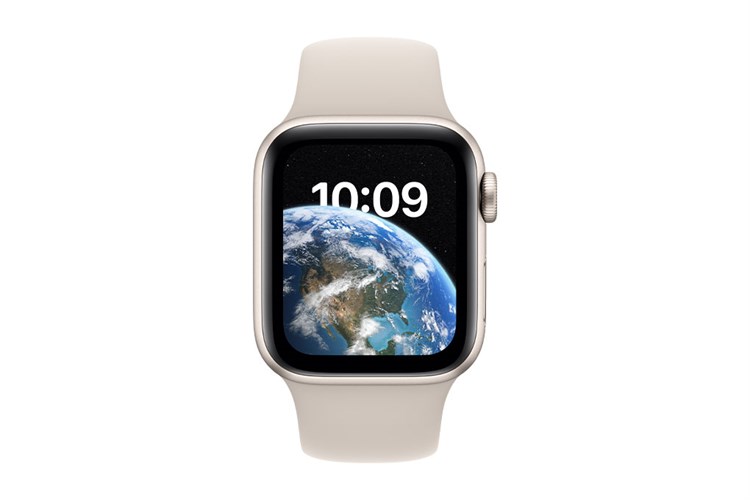 Đồng hồ thông minh Apple Watch SE 2022 GPS 40mm viền nhôm dây thể thao Màu Trắng Starlight