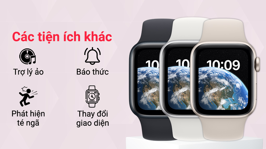 Đồng hồ thông minh Apple Watch SE 2022 GPS 40mm - Tiện ích khác