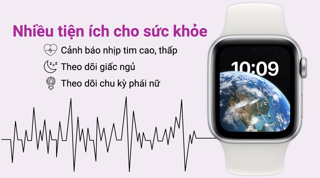 Đồng hồ thông minh Apple Watch SE 2022 GPS + Cellular 40mm viền nhôm dây thể thao
