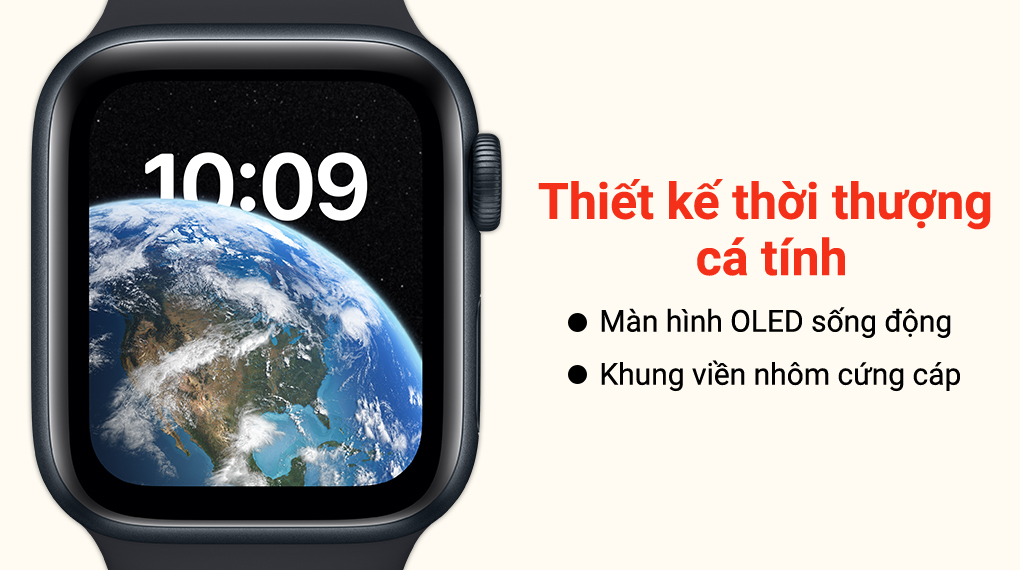 Apple Watch SE 2022 LTE 44mm - Thiết kế thời thượng