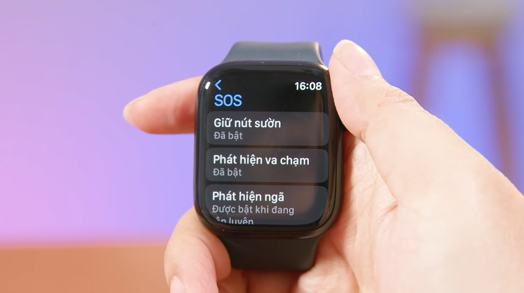 Apple Watch S8 GPS 41mm - Tính năng phát hiện té ngã