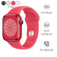 Apple Watch S8 GPS 41mm viền nhôm dây silicone chính hãng, giá tốt