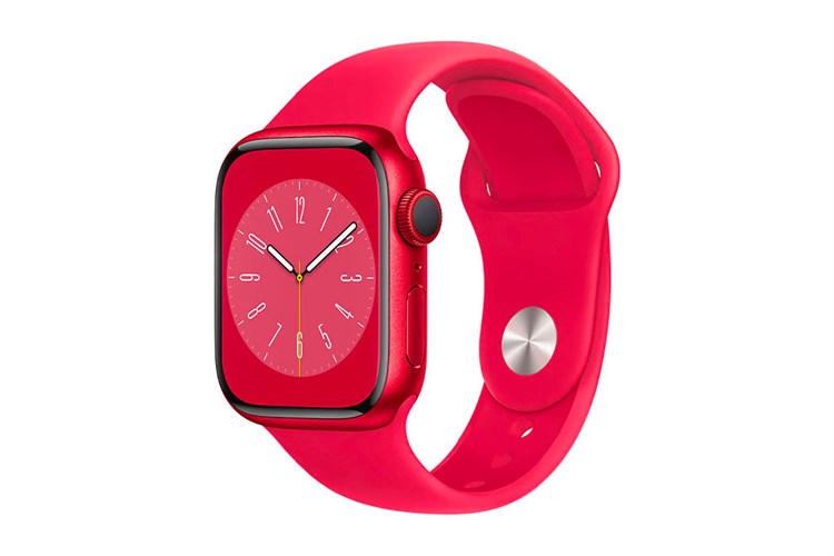 Đồng hồ thông minh Apple Watch Series 8 GPS + Cellular 41mm viền nhôm dây thể thao Màu Đỏ