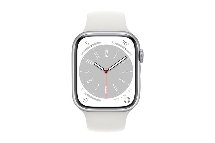 Đồng hồ thông minh Apple Watch Series 8 GPS + Cellular 41mm viền nhôm dây thể thao Màu Trắng