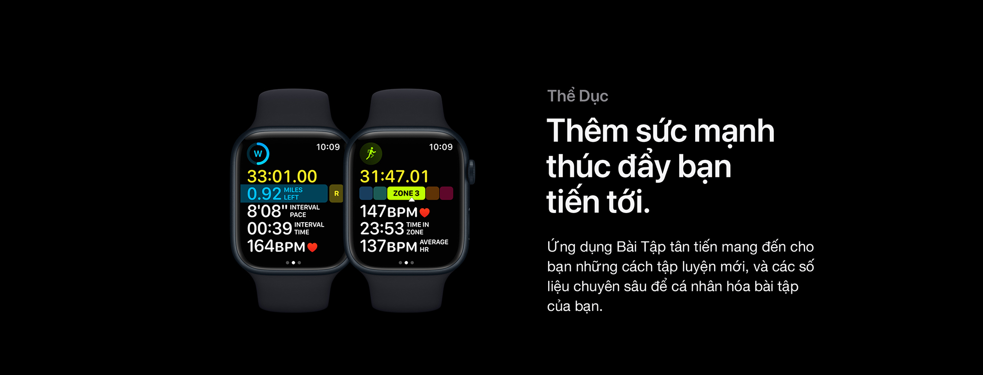 Apple Watch Series 8 GPS + Cellular 41mm - Thể dục