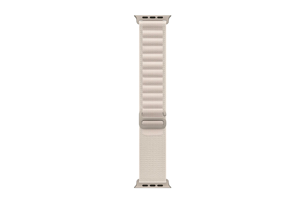 Đồng hồ thông minh Apple Watch Ultra GPS + Cellular 49mm viền Titanium dây Alpine size M Màu Trắng Starlight