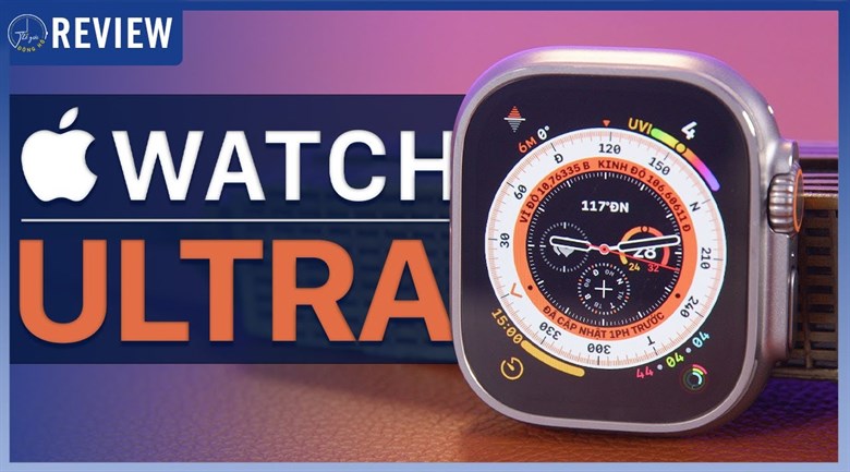 Đồng hồ thông minh Apple Watch Ultra GPS + Cellular 49mm viền Titanium dây Trail size M/L