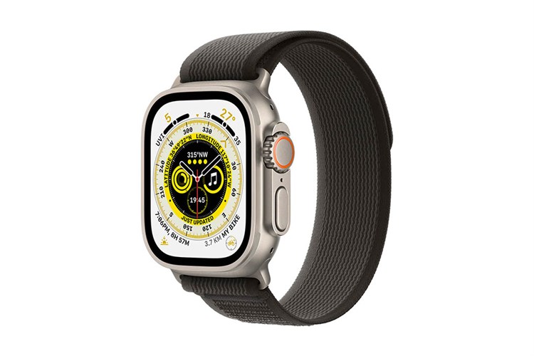 Đồng hồ thông minh Apple Watch Ultra GPS + Cellular 49mm viền Titanium dây Trail size M/L Màu Đen