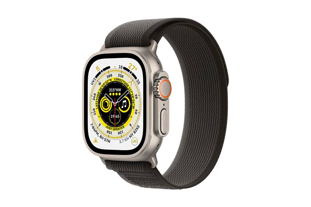 Đồng hồ thông minh Apple Watch Ultra GPS + Cellular 49mm viền Titanium dây Trail size M/L Màu Đen