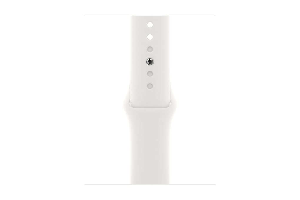 Đồng hồ thông minh Apple Watch Series 8 GPS + Cellular 41mm viền thép dây thể thao Màu Trắng