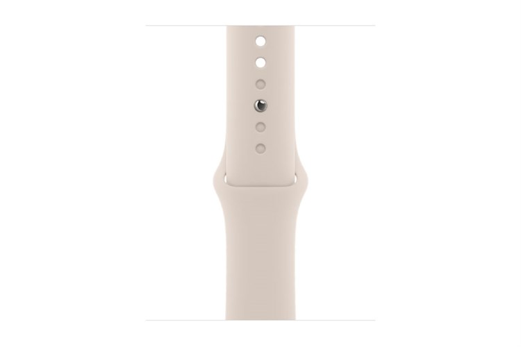 Đồng hồ thông minh Apple Watch Series 8 GPS + Cellular 41mm viền thép dây thể thao Màu Trắng Starlight