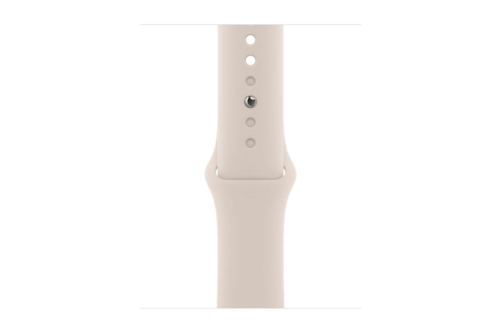 Đồng hồ thông minh Apple Watch Series 8 GPS + Cellular 41mm viền thép dây thể thao Màu Trắng Starlight