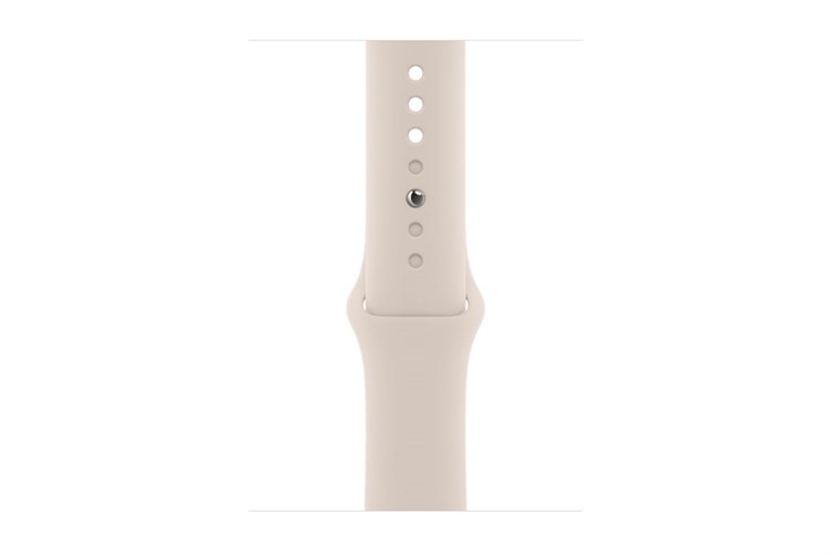 Đồng hồ thông minh Apple Watch Series 8 GPS + Cellular 45mm viền thép dây thể thao Màu Trắng Starlight