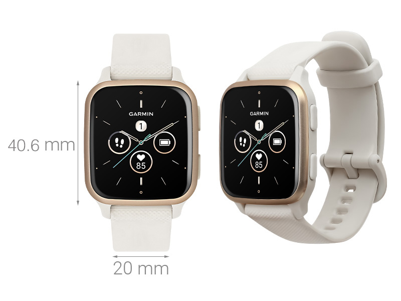 Garmin Venu SQ 2 Music 40.6mm dây silicone