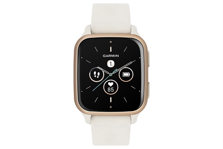 Garmin Venu SQ 2 Music 40.6mm dây silicone Màu Kem